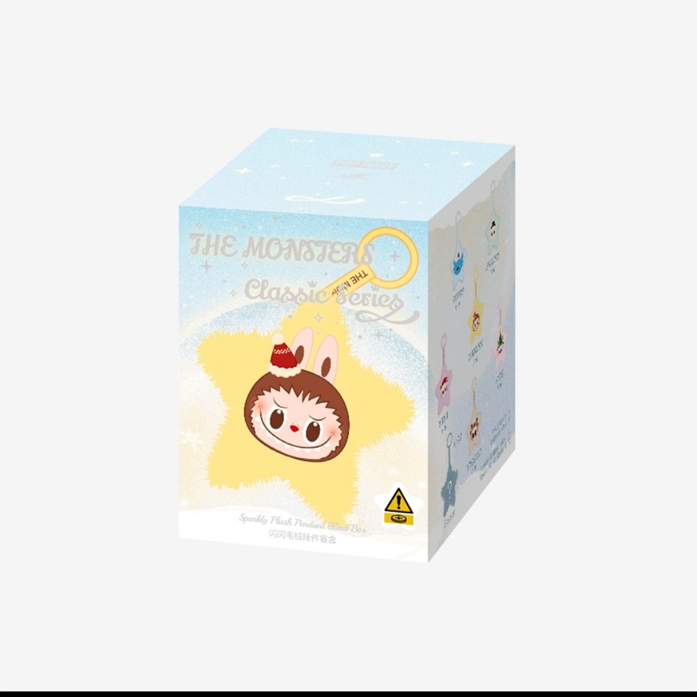 Labubu The Monsters Classic Series - Sparkly Plush Pendant Blind Box